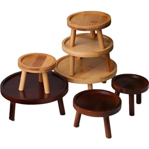 Plant Stand Flower Pot Base Holder Stool For Home Garden Potted Base Flower Plant Display Free Standing Bonsai Holder home decor