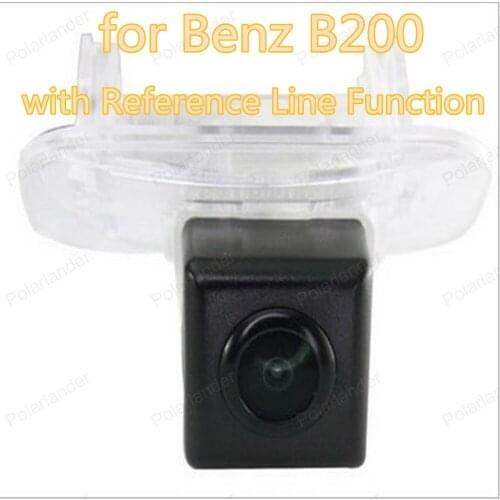 Polarlander Hot Sale Rear View Camera with Reference Line Function License Plate Light Camera for Be-nz B200 CCD Chip