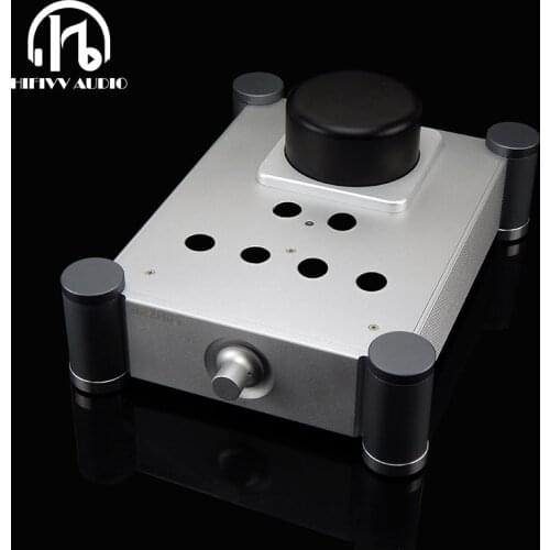 ALL pure Aluminum Chassis For Power Amplifier Aluminum enclosure tube preamplifier case preamp box(W202mm H80mm D282mm )