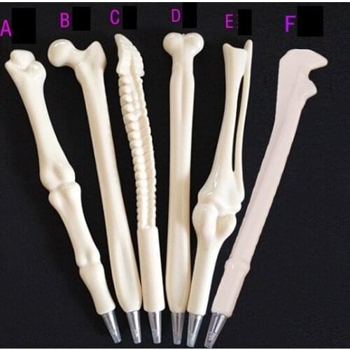50pcs(10 packs)/lot cool bones style ballpoint pens korean creative ball pen Zakka Stationery Office school writing pens