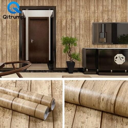 Waterproof 3D Wallpaper Home Decors Wood Grain PVC Stickers on The Wall Self Adhesive Living Room Bedroom Furniture Vinyl Films