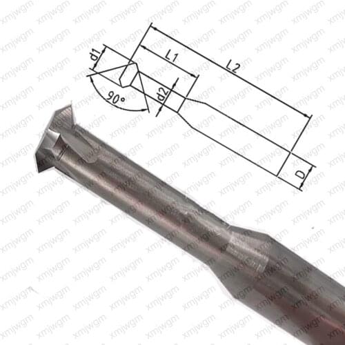Tungsten carbide forward and reverse chamfering drill, pros and cons counterbore end mill,up and down, inner hole chamfering mil