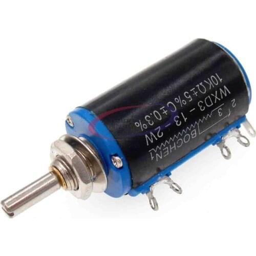 WXD3-13-2W 10K ohm Multiturn Wirewound Potentiometer Adjustable Resistor