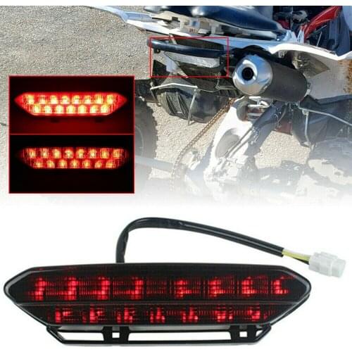 For 06-09 YAMAHA YFZ 450 Taillight LED Brake Assembly Tail Light Lamp Smoke Led Tail Brake Light