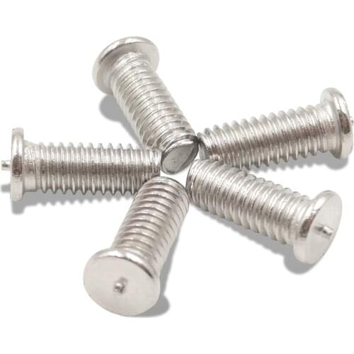 10PCS-M5*8/10/12/16/20/25/30 304 Stainless Steel Spot Welding Screws /Welding Screws / Welding Nails