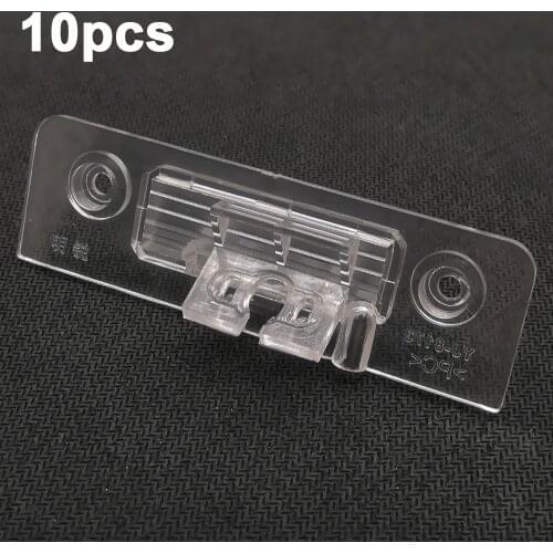 YIFOUM 10pcs Car Rear View Camera Bracket License Plate Light Housing Mount For Skoda Octavia 5 A5 2008 2009 2010 2011 2012-2015