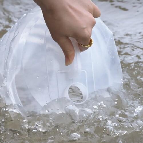 10L Self-driving Car Outdoor Folding Water Storage Bucket Portable Water Storage Tank Kitchen Plastic Faucet Household