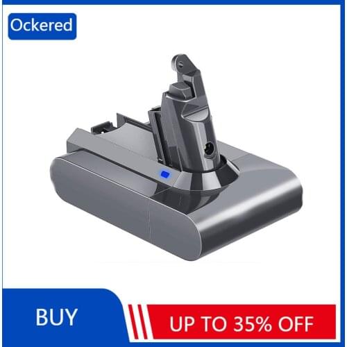 Ockered 21.6V 3000mAh Replacement Battery for Dyson V6 DC58 DC59 DC61 DC62 DC74 SV09 SV07 SV03 965874-02 Vacuum Cleaner Battery