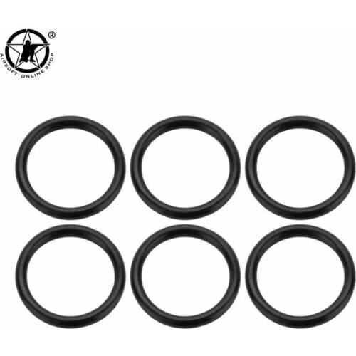 AOLS nitrile butadiene rubber O-Ring Assortment Set For AEG gearbox Nozzle/Piston Head/Cylinder Head 6PCS a pack