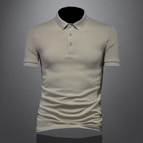 BULUOLANDI Short Sleeve Polos For Men