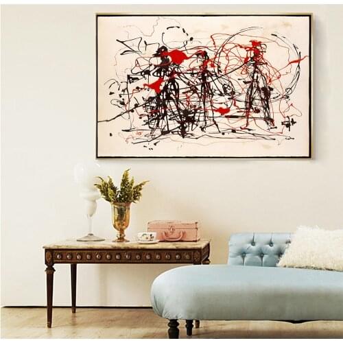 Citon Jackson Pollock《Abstract Expressionism Essay》Canvas Modern Art Oil Painting Art Poster Picture Wall Decor Home Decoration