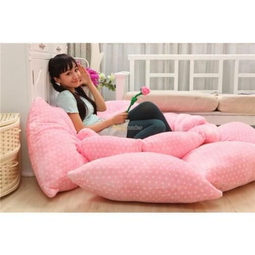 Fancytrader New Style Flower toy Diameter 150cm Cute Giant Flower Shape Tatami Bed Carpet Sofa, 4 Colors! Free Shipping FT90264