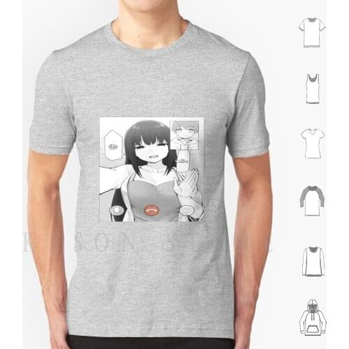 Super Sexy And Pretty Big Tits Anime Girls T Shirt Print For Men Cotton New Cool Tee Anime Manga Hentai Lewd Boobs Ass Tits