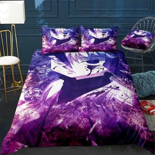 Hunter Killua Zoldyck Duvet Cover Comfortable Quilt Home Decora Design Universal Bedding Set Bedclothes+Pillowcase 3pcs