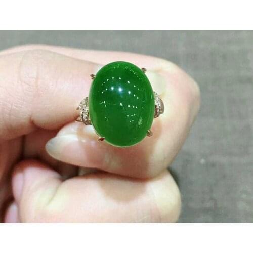 And Tian Biyu female 18k gold inlaid South African real diamond womens fashion live ring
