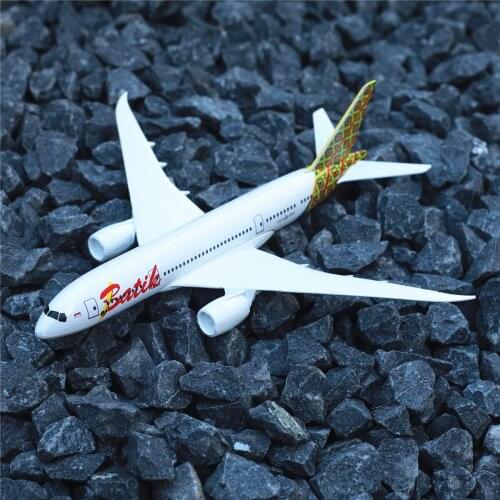 Indonesian Batik Boeing 787 Airlines Aircraft Model 6" Metal Airplane Diecast Mini Moto Collection Eduactional Toys for Children