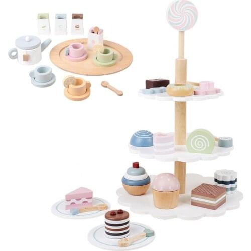Cupcake Stand Building Block Lovely Cultivated Lightweight Toy Afternoon Tea Accessories Building Block for Learning