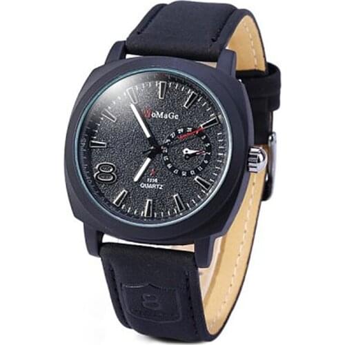 2020 Fashion Quartz Womens Watch Retro Mens Classic Large Dial Watches Casual Leather Clock Drop Shipping Reloj Hombre Montre