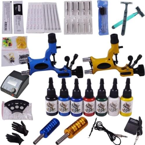 Dragonfly tattoo machine kit digital tattoo machine gun set permanent makeup machine kit