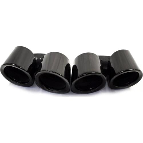 Stainless Steel Muffler Tip End Tailpipe Car Exhaust System For Porsche Panamera 2017-2020 Change GTS Four-Outlet Exhaust Pipe