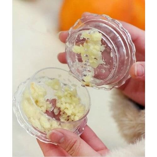New Garlic Presses Manual Mashed Garlic Manually Processor Food Chopper Fruit Slicer Twist Prevent Tears Kitchen Tool Crusher