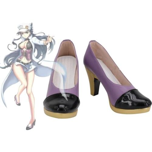 JoJos Bizarre Adventure Jotaro Kujo Girl Version Cosplay Shoes High Heel Boots Custom Made