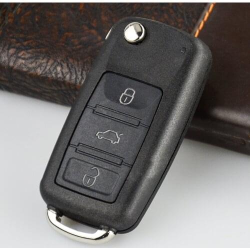 OkeyTech 3 Buttons Car Key Shell For Audi A3 A4 A6 A8 RS4 TT Allroad Quttro RS4 1994 - 2004 Replacement Remote Folding Key Case