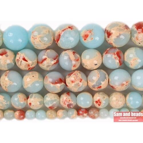 Wholesale Blue snake skin stone beads China Shoushang beads for jewelry making DIY bracelet Necklace BSSB20