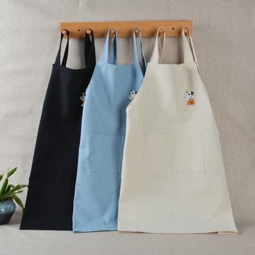12A Thick Canvas Apron Kitchen Bookstore Coffee Flower Shop Restaurant Nail Art Uniform Fashion Work Clothes Men and Women Apron
