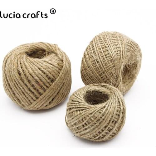 SALE 1roll Useful Burlap Hessian Jute Twine Cord Hemp Rope String Gift Packing Strings Event Party Supplies Wedding Decor V0508