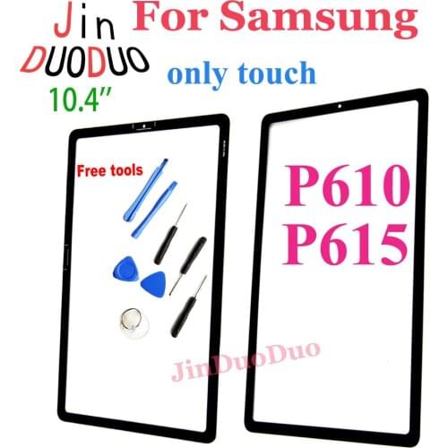 For Samsung Galaxy Tab S6 Lite 10.4 P610 P615 Touch Screen Digitizer Glass Panel For Samsung P610 P615 Screen Replacement