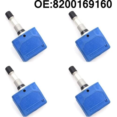 4PCS new car tpms Tire Pressure Monitor Warning System Sensor 433MHz for LAGUNA 2 ESPACE 4 MEGANE SCENIC