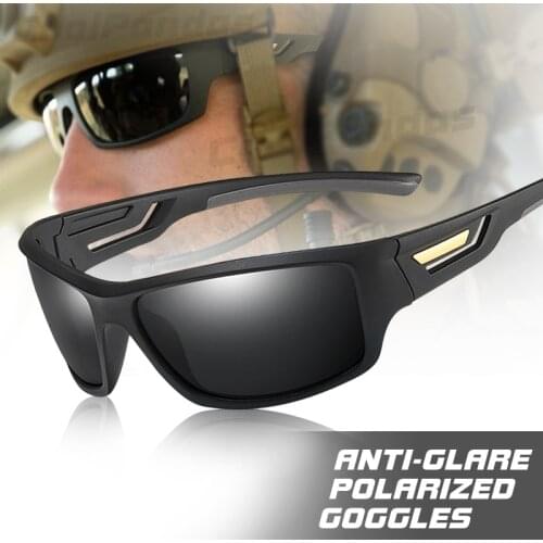 Top Quality TR90 frame Outdoor Sport Windproof Polarized Sunglasses For Men Driving Sun Glasses Male Goggles Anti-glare Eyewear