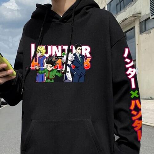 Hunter X Hunter Hoodies Killua Leorio Kurapika Gon Hisoka and Neferpitou Long Sleeve Hoodie Harajuku Unisex Sweatshirt Tops