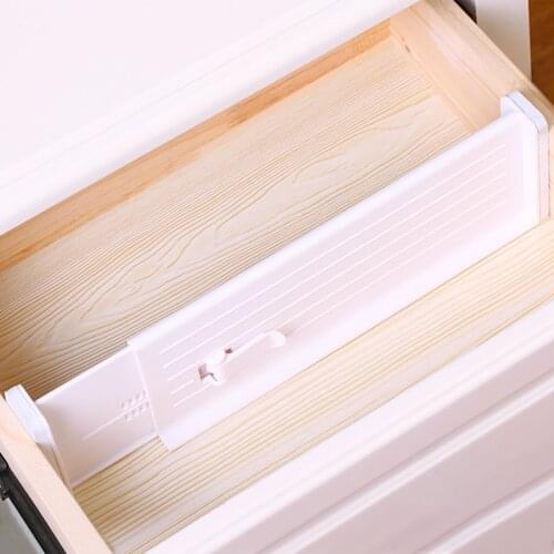 Retractable Drawer Storage Divider Multifunctional Household ABS Plastic Wardrobe Partition Baffle Finishing Artifact