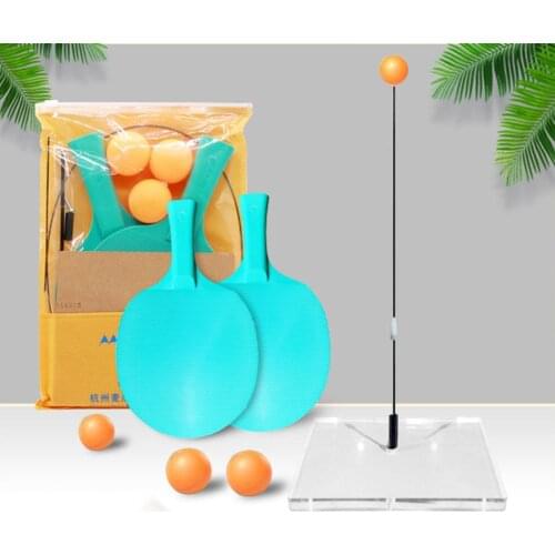 High-quality Hot-selling Table Tennis Training Device Ping Pong Ball Practice Set For Indoor Outdoor Play Table Tennis Trainer