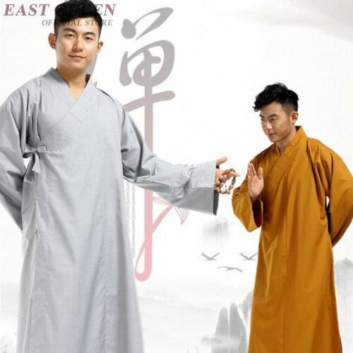 Buddhist monk robes clothing costume shaolin monk clothing buddhist monk clothes uniform meditation clothing KK2082 Y