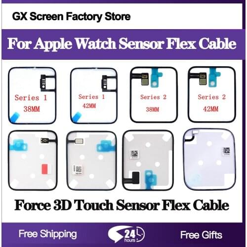 1pcs Force 3D Touch Sensor Flex Cable For Apple Watch Series 1 2 3 4 Gravity Induction Sense Coil 38mm 42mm 40mm 44mm GPS LTE