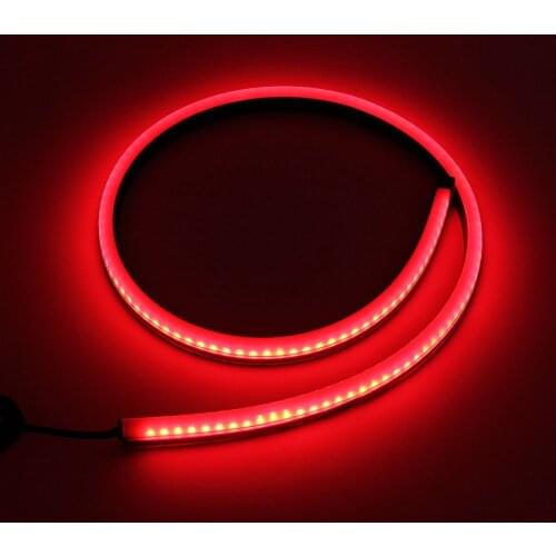 100CM 90CM Auto High Rear Additional Stop Light With Turn Signal Warning Lamp 12V Universal LED Strip Car Brake Light