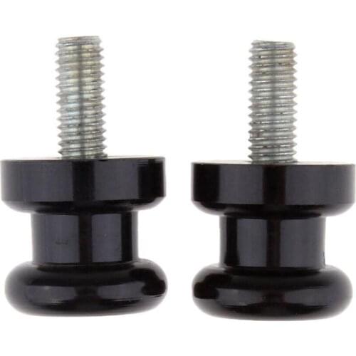2Pcs Universal M8 Aluminum Alloy Motorcycle Swingarm Spool Paddock Stand Bobbins