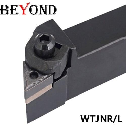 BEYOND WTJNR WTJNR3232P16 3232 Lathe Tool Holder External Turning Boring Cutter Bar Shank Solid Carbide Inserts 32mm 1Pcs