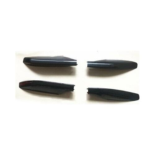 Black Roof Rack Bar End Protector Cover Trim 4pcs For Toyota Prado Fj120 03-09