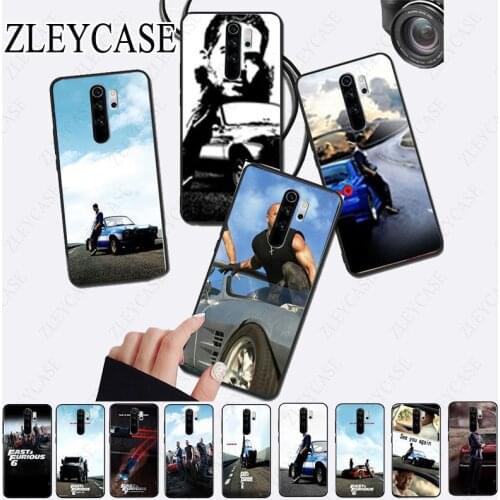Fast & Furious black Soft Phone Case for redmi note8pro note7 note5 note6pro 7 7A 8 8A Note8T note9s note9pro Coque Shell