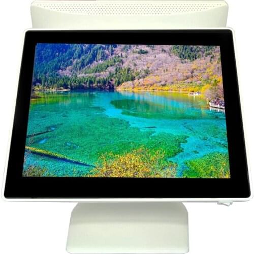 ComPosxb pos all in one desktop nice pos system dual screen 15"pos terminal for supermarket