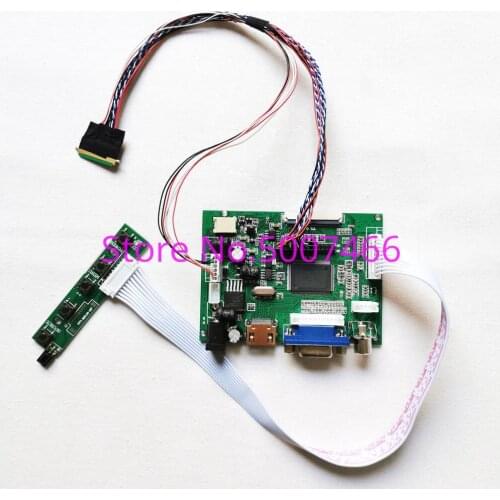 For CLAA101NB01 CLAA101NB01A CLAA101NB03 CLAA101NB03A VGA+2AV LCD screen 40Pin LVDS WLED 1024*600 monitor control board kit