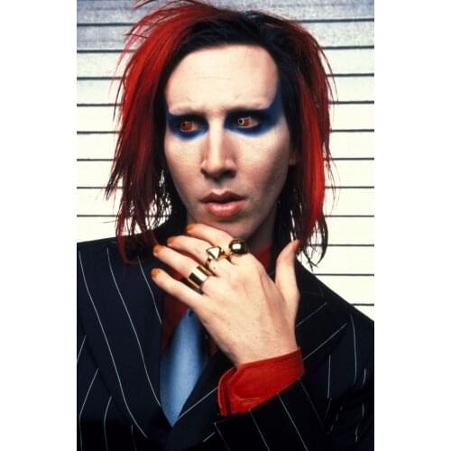 Home Decor Marilyn Manson-Silk Art Poster Wall Sicker Decoration Gift