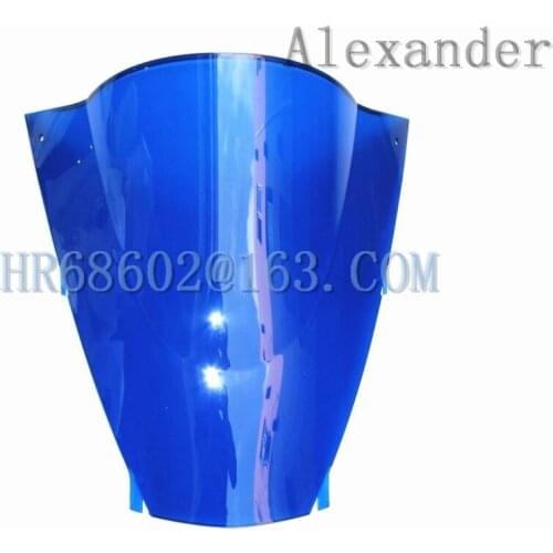 HotSale For Kawasaki ZX12R 2002 2003 2004 2005 ZX 12R 02 03 04 05 blue Windshield WindScreen Double Bubble