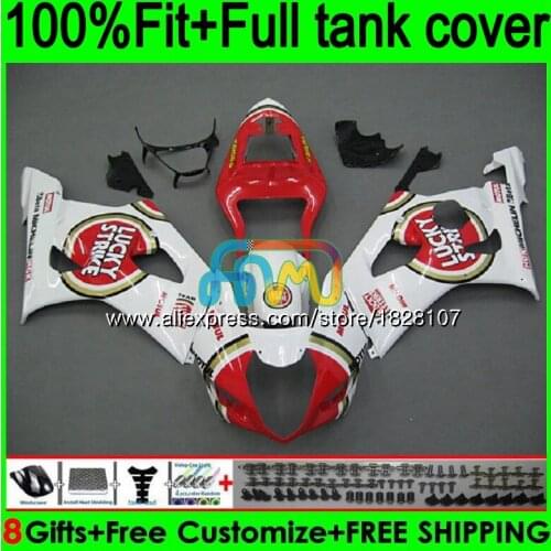 Injection For SUZUKI GSX R1000 K3 GSXR-1000 GSXR1000 Lucky Strike 1000CC 97BS.18 GSX-R1000 GSXR 1000 CC 03 04 2003 2004 Fairings