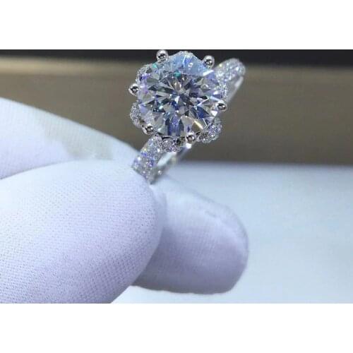 Кольца с бриллиантами 饰诗 China At AliExpress