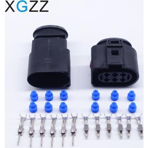 5 Sets 6 Pin 3.5 Auto LSU 4.2 Oxygen Sensor Connector AUDI PASSAT 1J0973733 1J0 973 733 Female Male